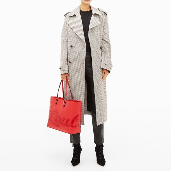 Christian Louboutin Cabata Patent Logo Leather Bag - Picture 10 of 10